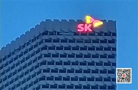 热烈庆祝上海SK大厦东西外立面发光LOGO标志工程通过验收!